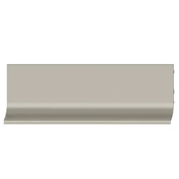 Rec.grip L-profile alu.st.st.col.2500mm