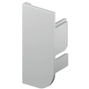 Capac de capăt din plastic pentru mâner orizontal tip J cu profil LED