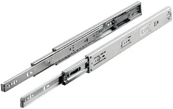 Glisiere pe bile, Extragere totală, Accuride 3832 EC, Sarcină până la 45 kg, oţel, montare laterală