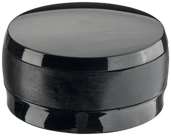 Floor door stop pl.black 45mm
