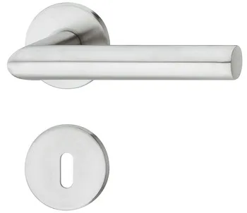 CB hdl.set 8 flat escutcheon st.st.matt