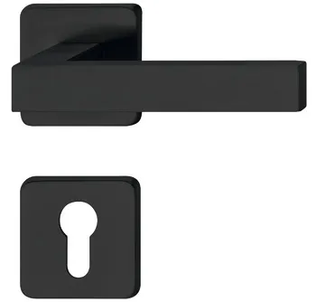 PC handle set 8 flat esc. st.st.bl.