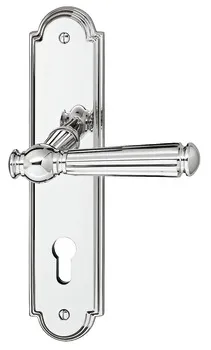 Set mânere de uşă, alamă, Jatec, Sanssouci S 949/990
