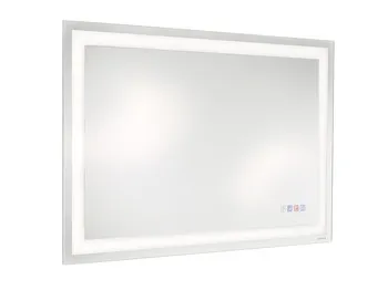 Häfele Aquasys, oglindă multifuncțională pentru baie, cu funcție dezaburire, iluminare LED directă ș