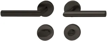 WC set 8 stainl.steel black DT=38-42mm