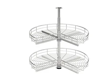 Mecanism Carousel Häfele Classic Premium, 2 coșuri rotative 270°, pentru corp de colț