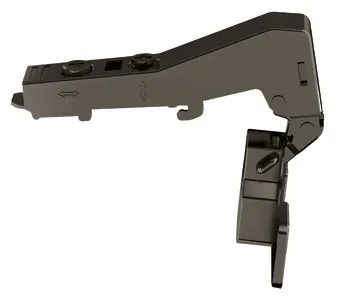 Balama Häfele Metalla 310 SM CLIP, pentru ușă mobilier construcție lezenă 90°