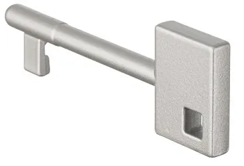 Key CB nickel matt 58mm