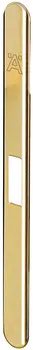 mag.lock cover brass pol. 196x18mm