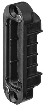mag.strike plate black 55.4x16x1.1mm