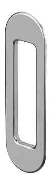 Cover strike plate chr.pol 59.2x20mm