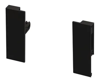 ALTO SLIM INT. PANEL END CAP BLACK H84