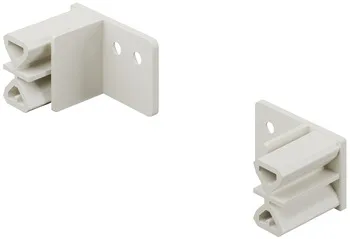 L-rail hold.M Box P VIS wh.rectang.