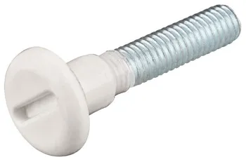 Bolţ pentru conectare, cu filet M6, oţel/plastic