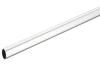 Cl.rail Steel chrome oval 1000x35x25mm