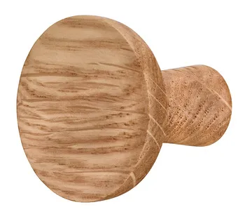Knob oak natural varnished 32x31,5mm