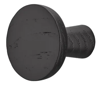 Knob oak black stained 32x31,5mm