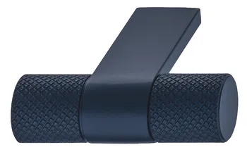 Knob Zi./Alu. deep ocean blue 44x39mm