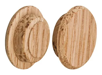 Cover cap oak 20x15mm