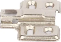 Plăcuță de montaj pentru balamale Häfele Metalla 110/310 SM CLIP, montaj rapid, fixare cu 4 holzșur