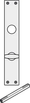 Long backpl.WC brass np.pol.