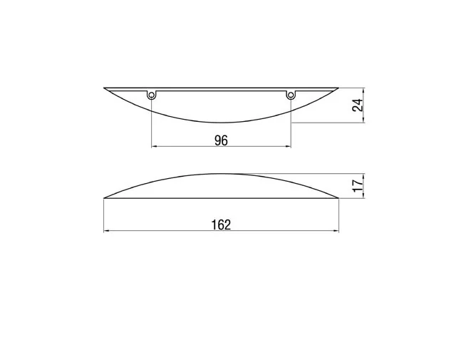 Desen tehnic cu dimensiuni — Mâner G 955–96