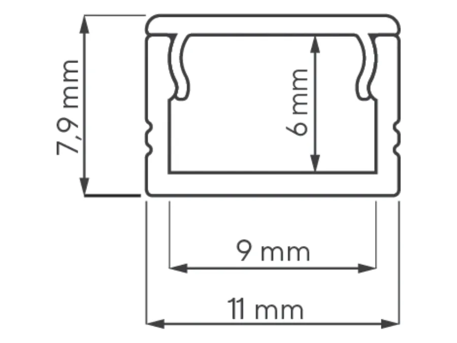 Desen tehnic cu dimensiuni — Line Micro