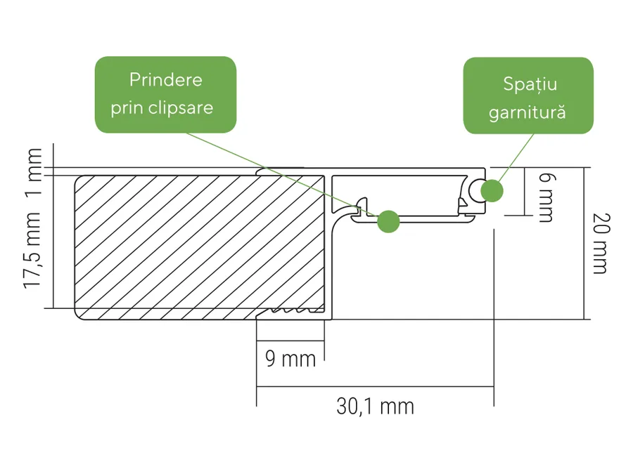 Desen tehnic cu dimensiuni — Sky Line