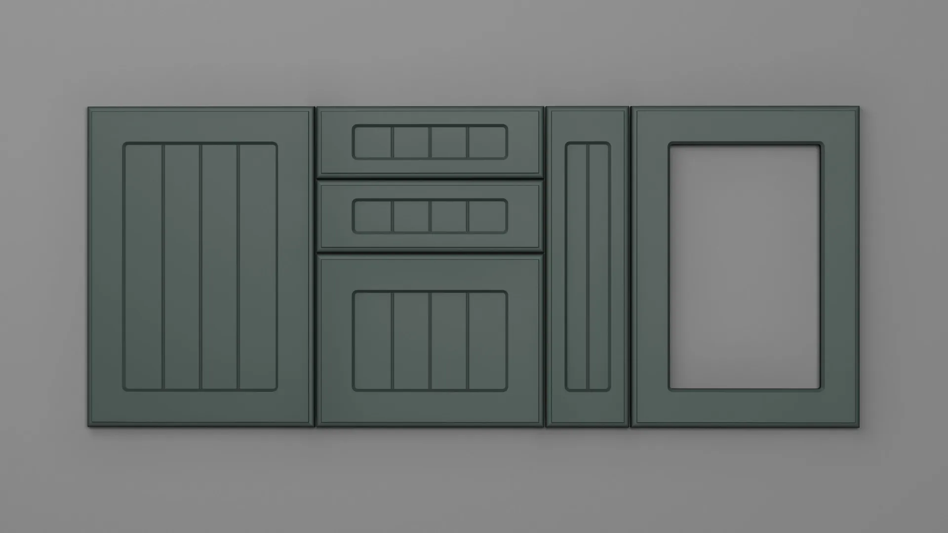 22 mm A161/P VERDE STUF ULTRA MAT - ultra mat - culori uni