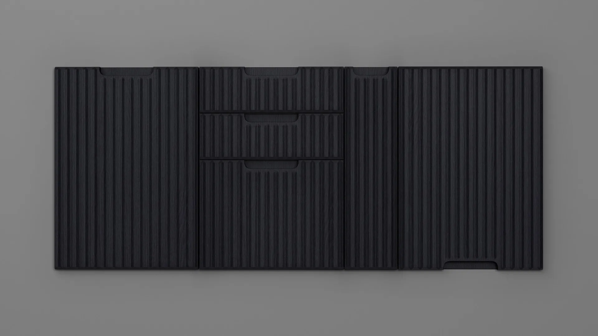 18 mm A341/R2T7 NEGRU STRUCTO - mat - uni structo