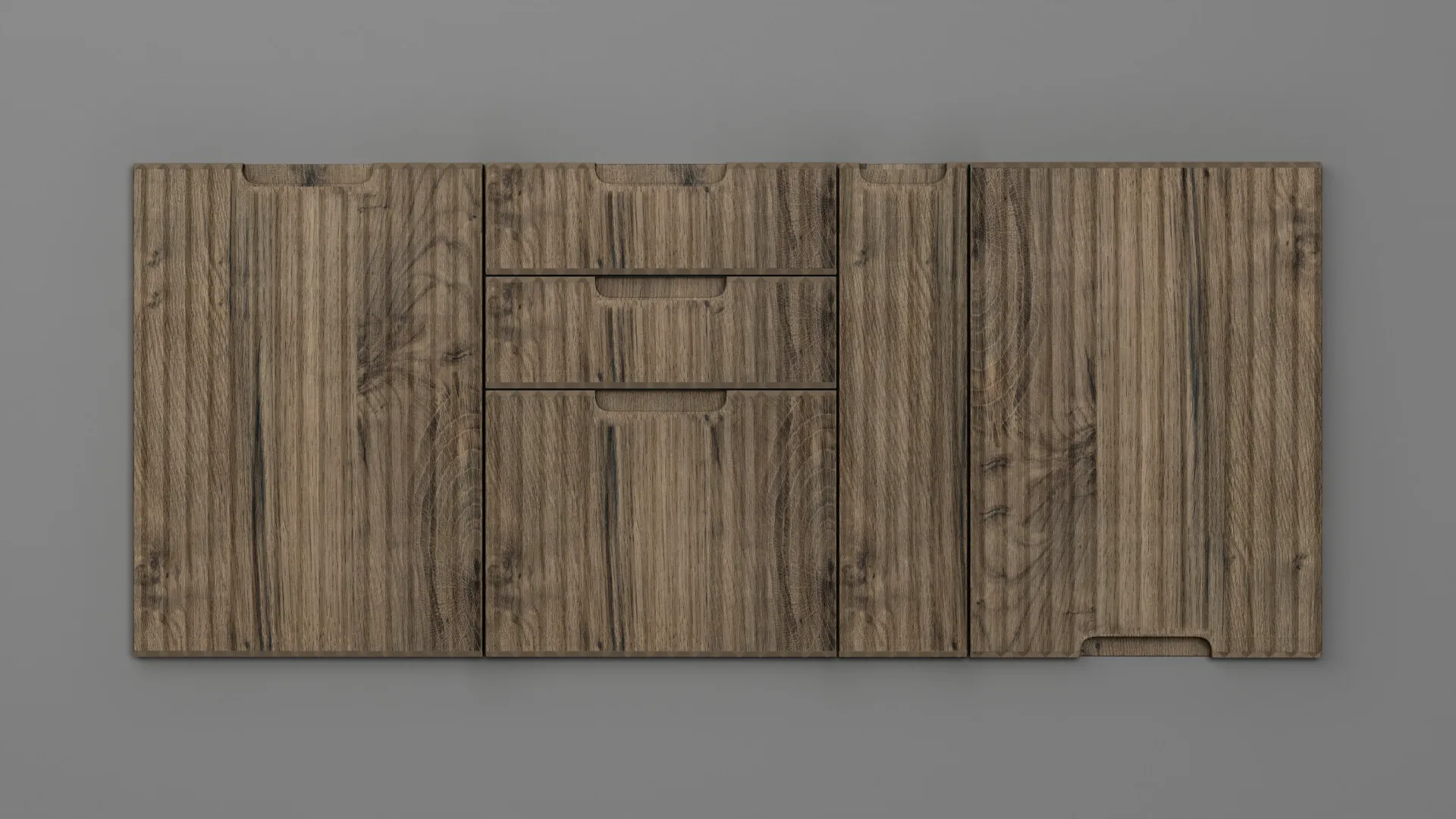 18 mm A341/R2T7 STEJAR RUSTIC RIBBECK - mat - imitație de lemn