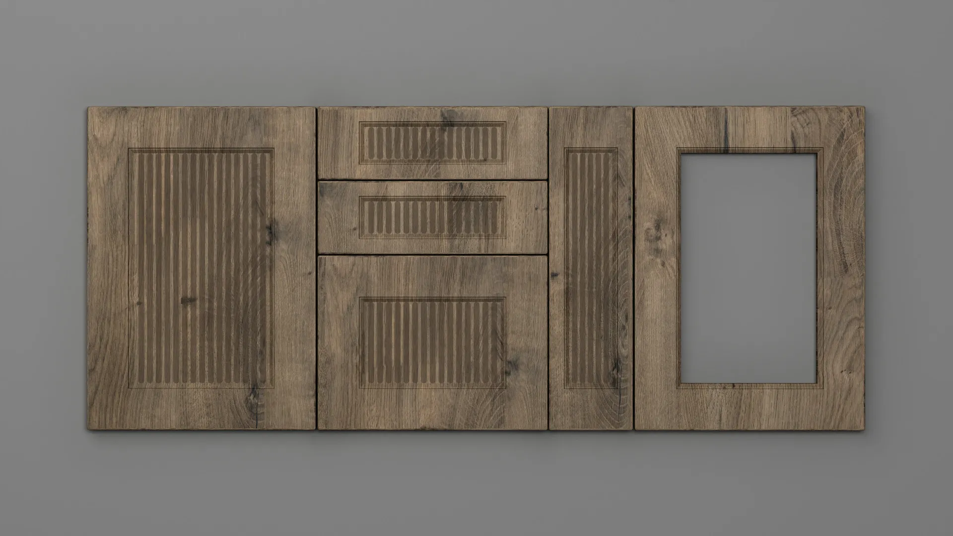 22 mm A251/R3 STEJAR RUSTIC RIBBECK - mat - imitație de lemn
