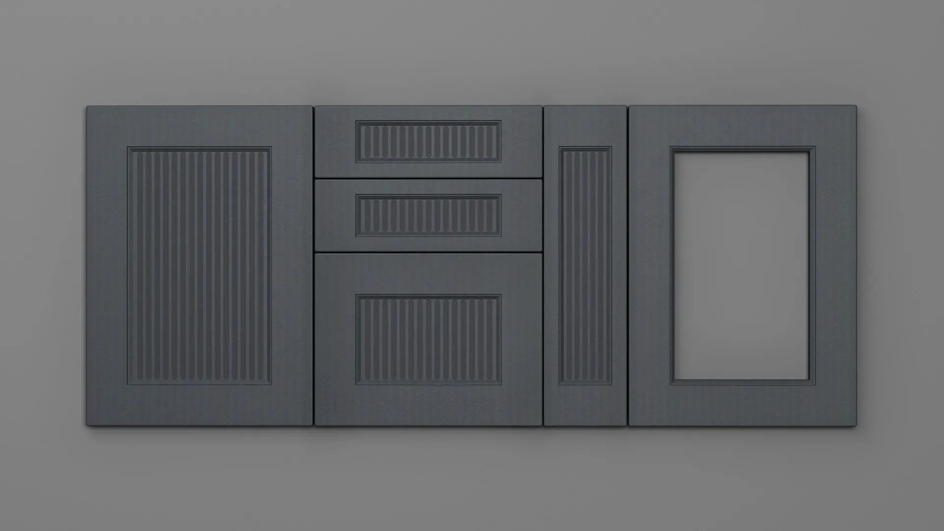 22 mm A251/R3 SATIN GRI - mat - imitație de textură