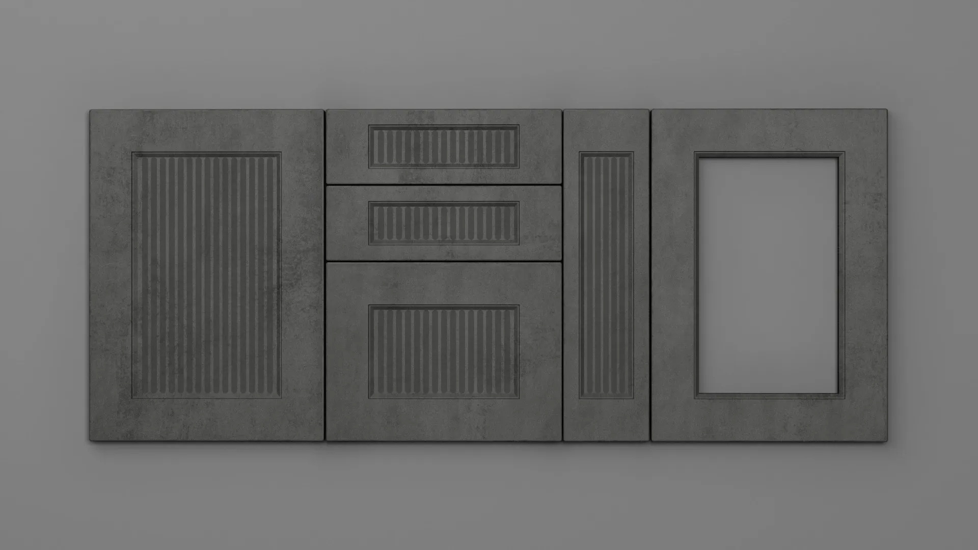 22 mm A251/R3 GRI CERAMIC ÎNCHIS - mat - imitație de textură