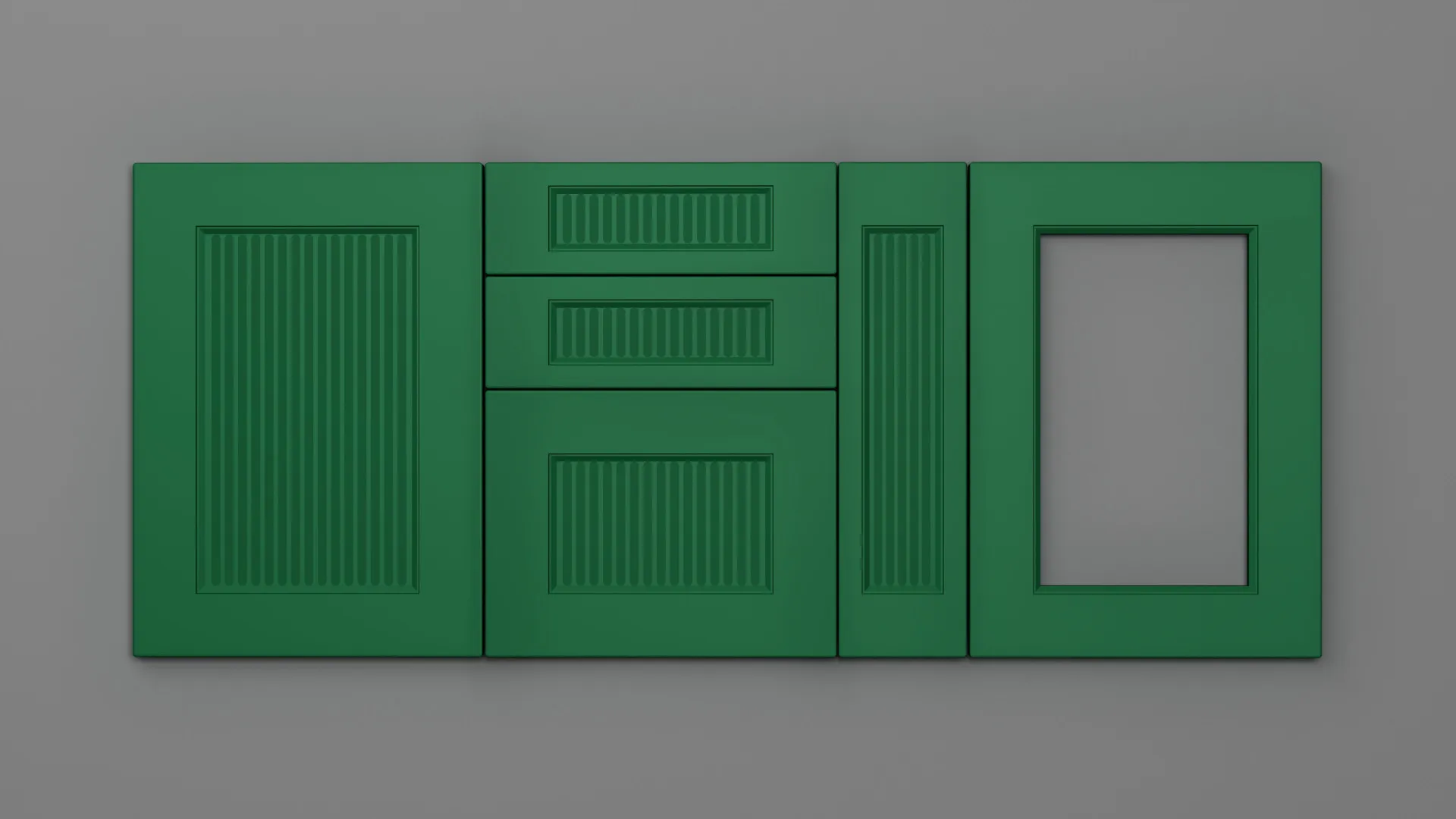 22 mm A251/R3 NETT 4900 VERDE SMARALD ULTRA MAT - ultra mat - nett colors
