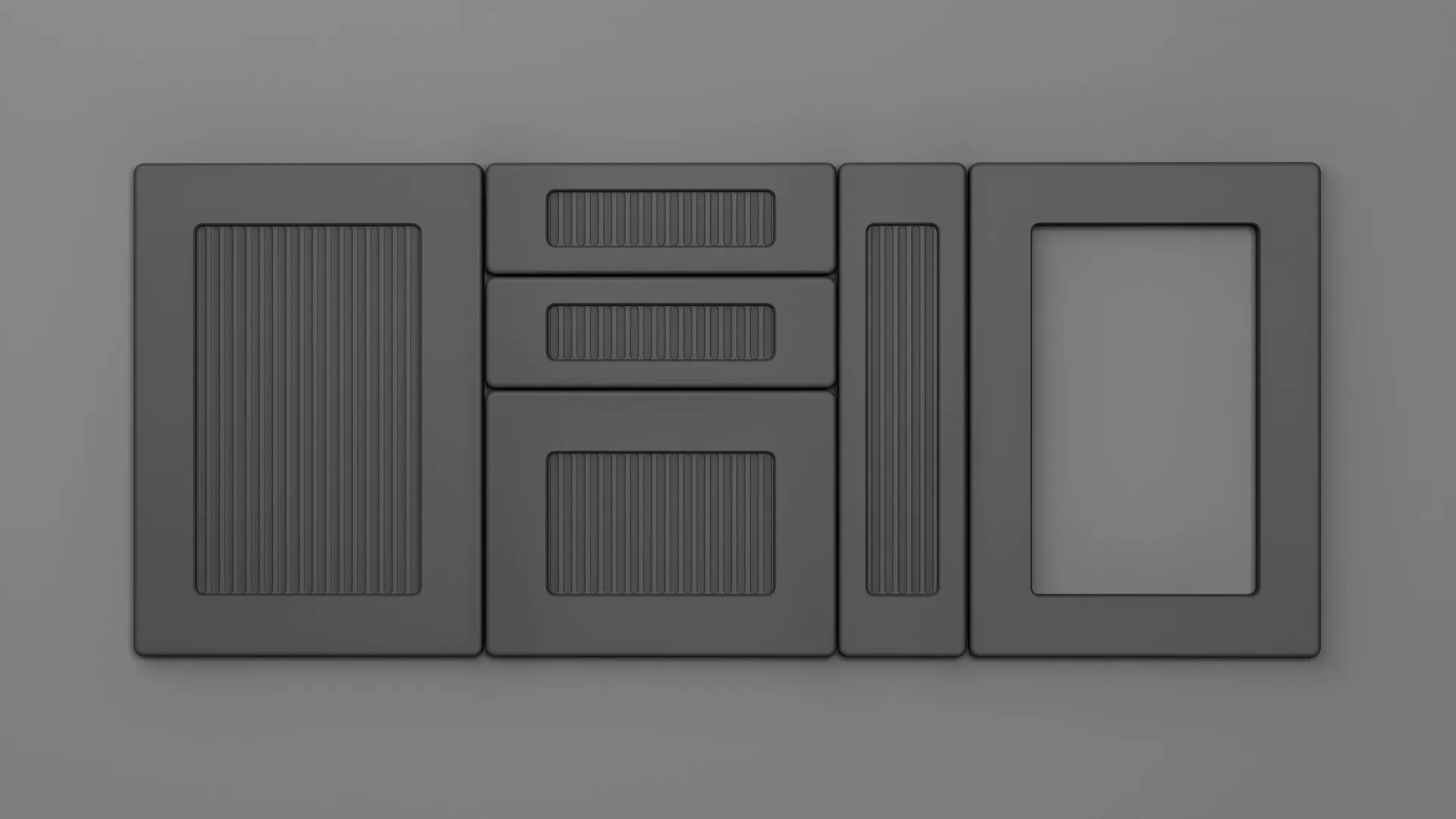 22 mm A257/R6 GRI ONIX ULTRA MAT - ultra mat - culori uni
