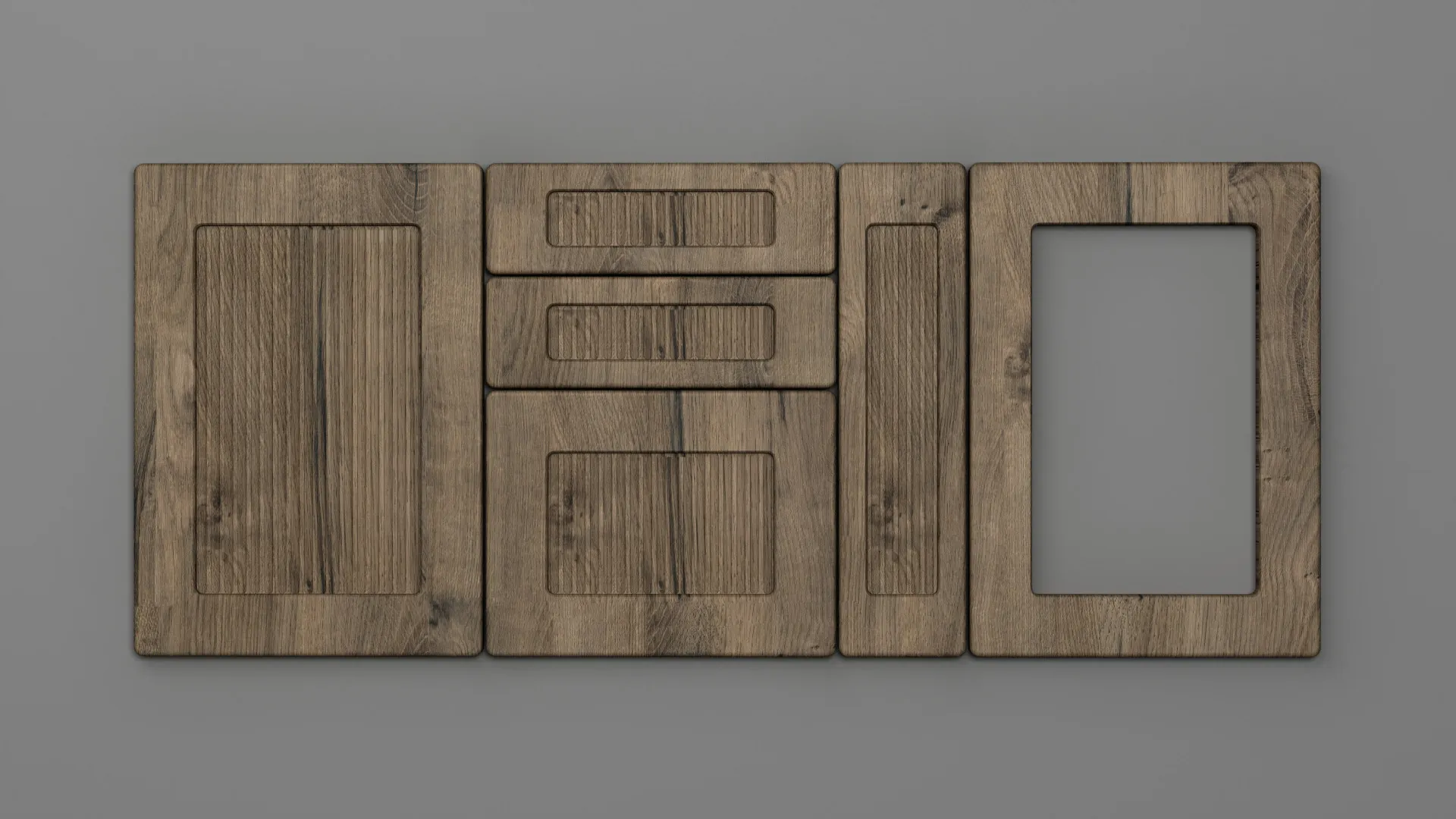22 mm A257/R6 STEJAR RUSTIC RIBBECK - mat - imitație de lemn