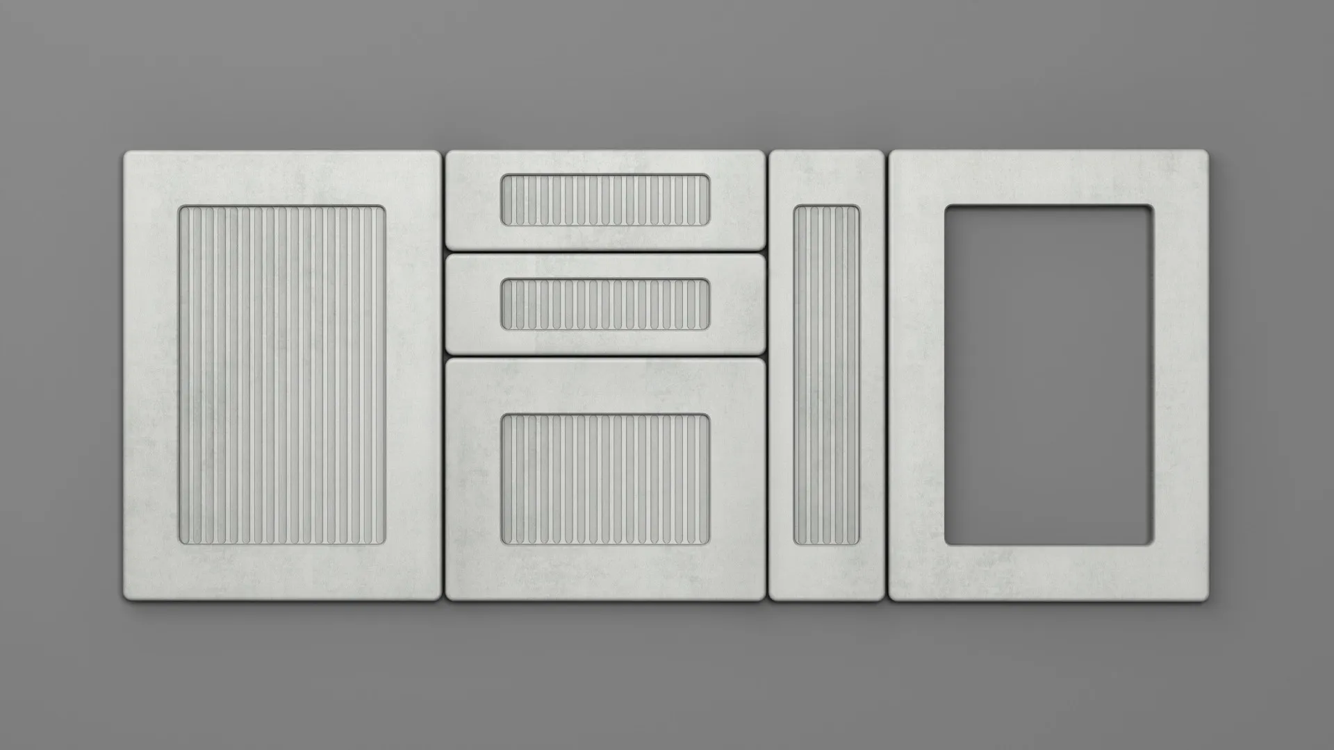 22 mm A257/R6 ALB CERAMIC - mat - imitație de textură