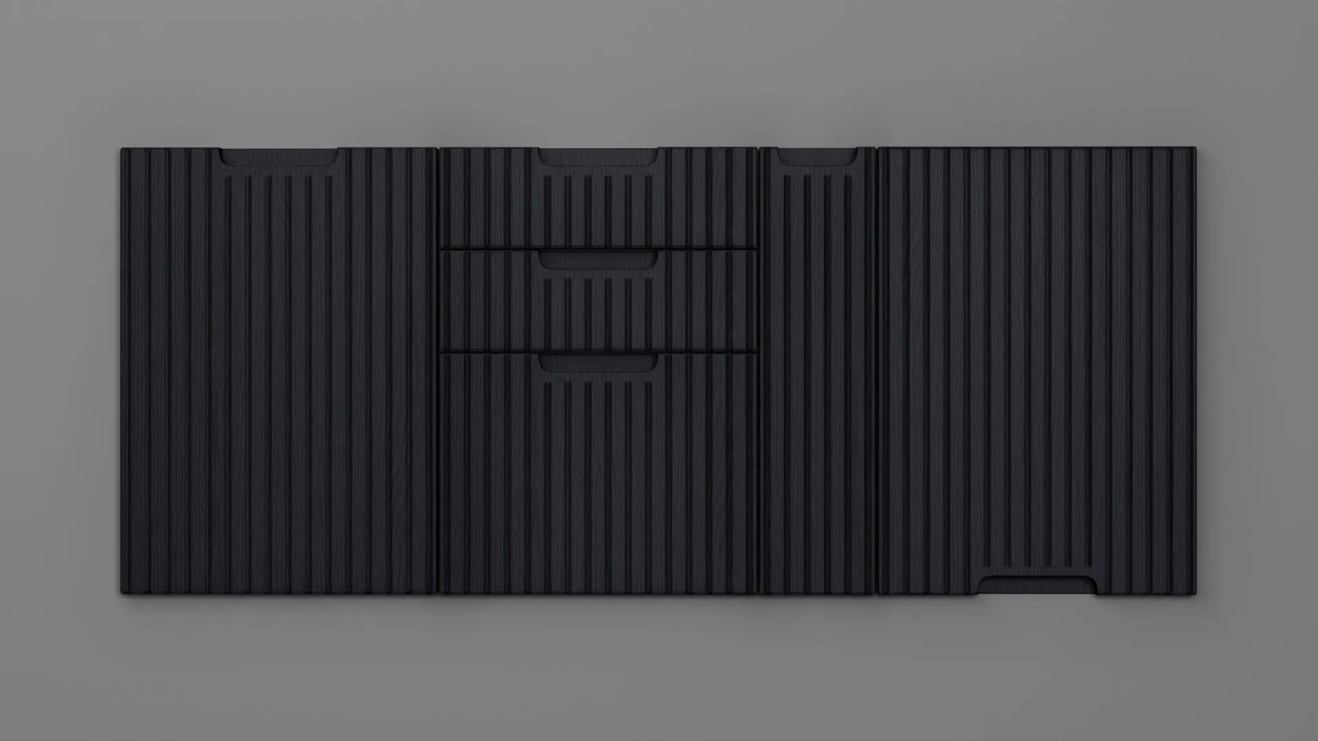 18 mm A331/R3T4 NEGRU STRUCTO - mat - uni structo