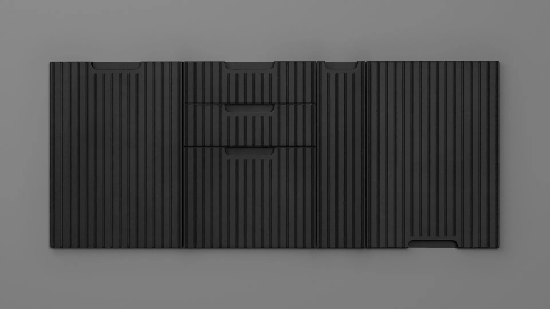 18 mm A331/R3T4 NEGRU CERAMIC - mat - imitație de textură