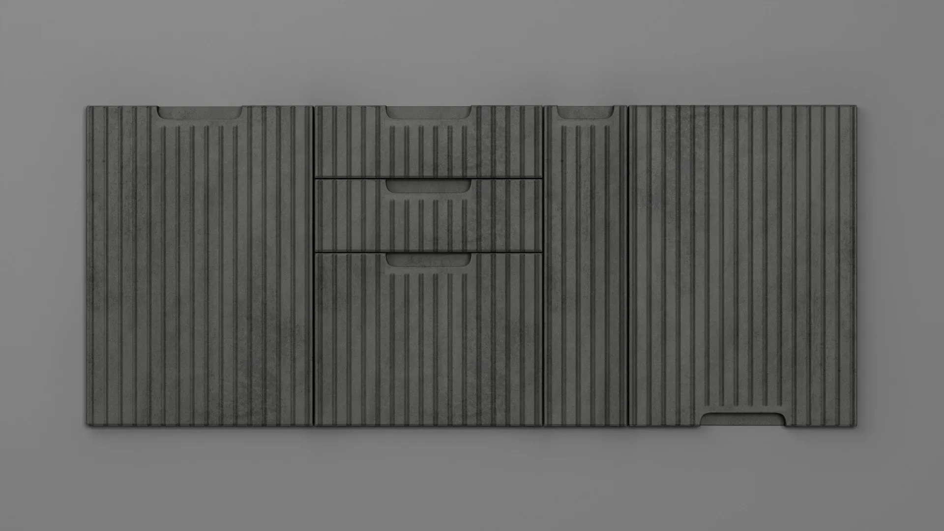 18 mm A331/R3T4 GRI CERAMIC ÎNCHIS - mat - imitație de textură