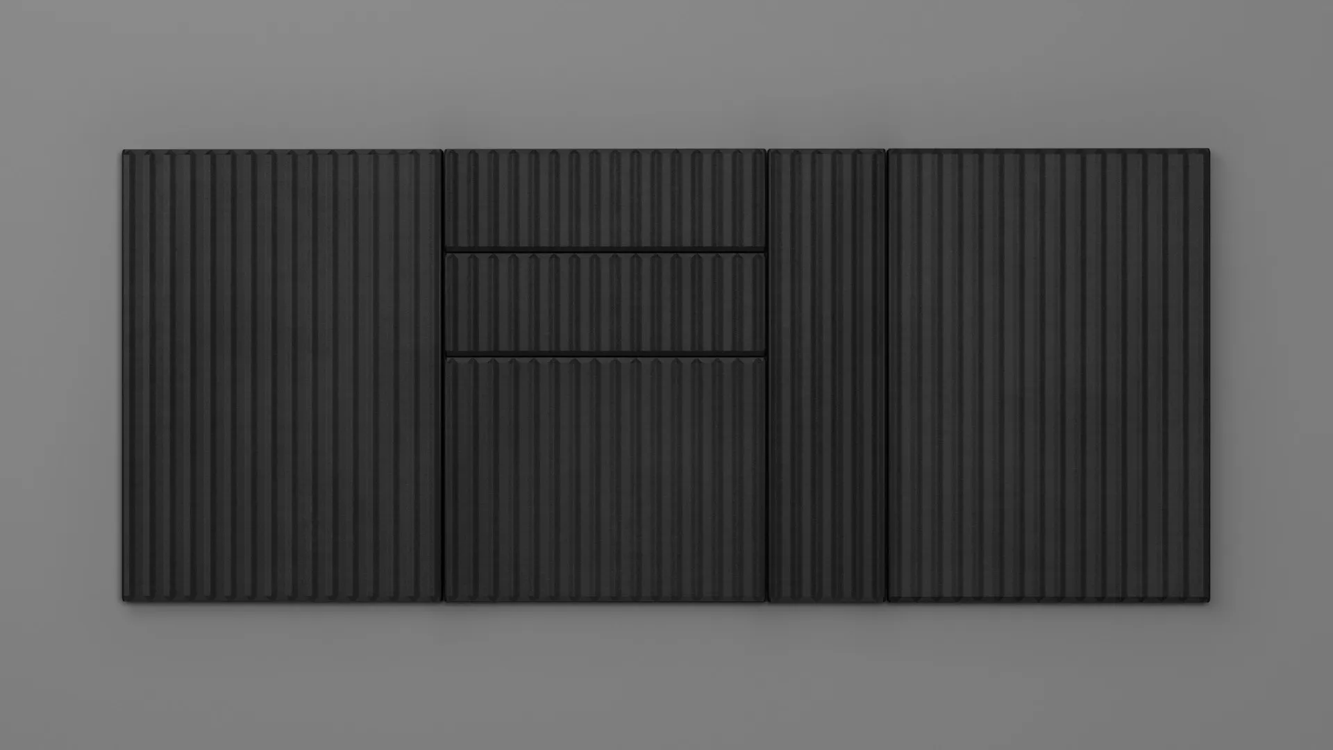 18 mm A342/R2T7 NEGRU CERAMIC - mat - imitație de textură