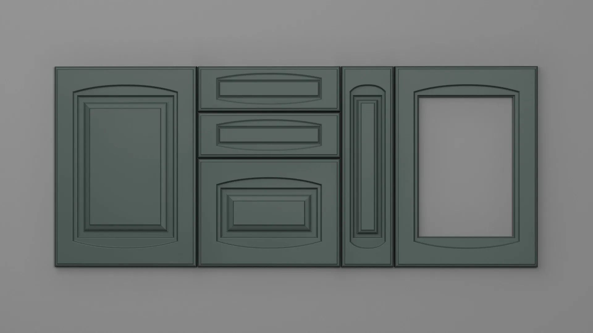 18 mm A70/P VERDE STUF ULTRA MAT - ultra mat - culori uni