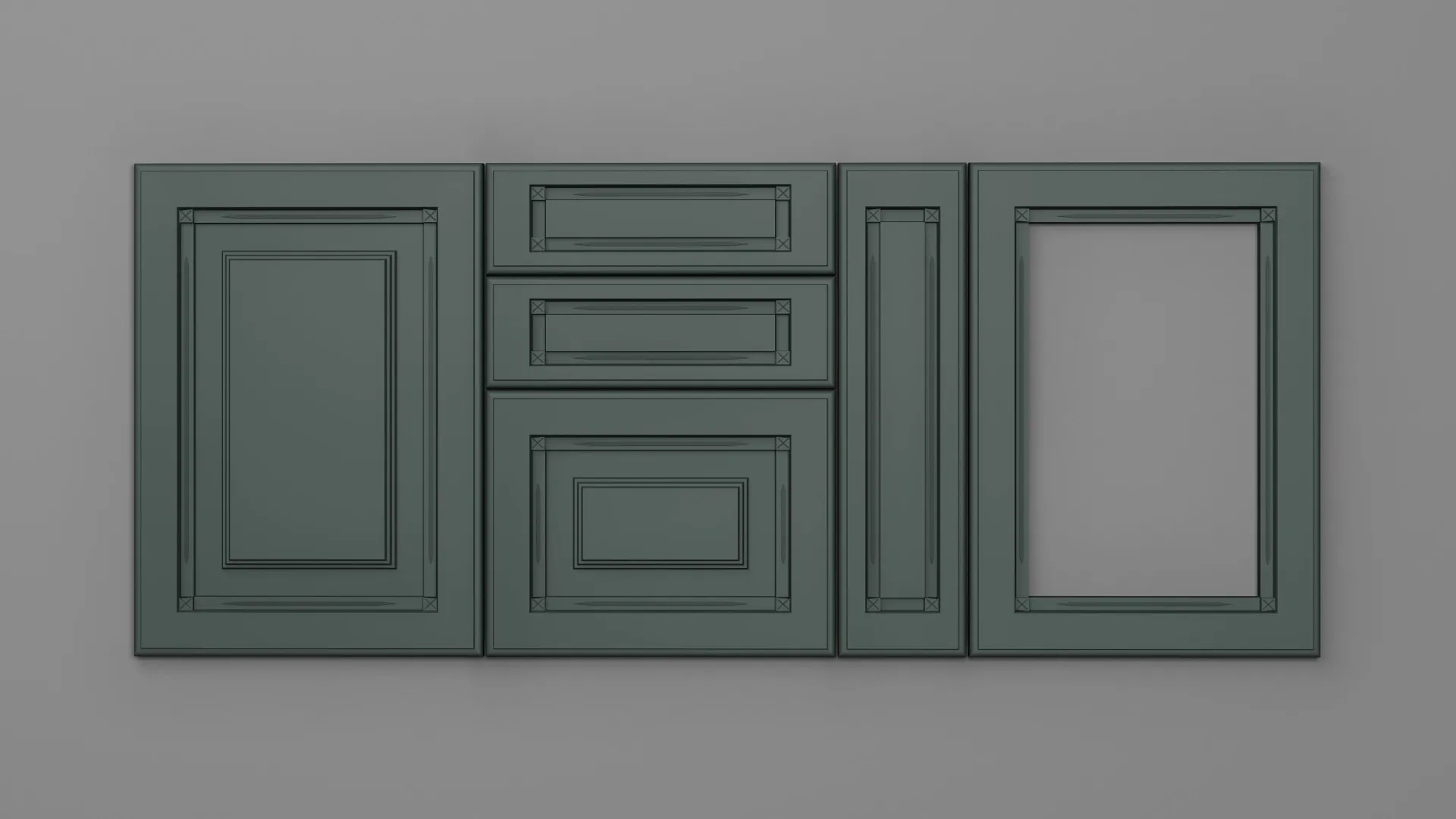 18 mm A71/P VERDE STUF ULTRA MAT - ultra mat - culori uni