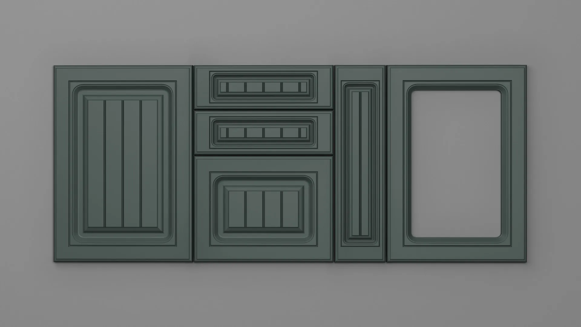 18 mm A75/P VERDE STUF ULTRA MAT - ultra mat - culori uni