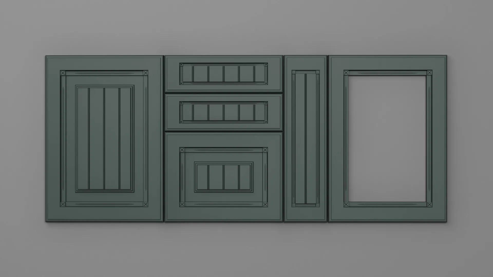 18 mm A76/P VERDE STUF ULTRA MAT - ultra mat - culori uni
