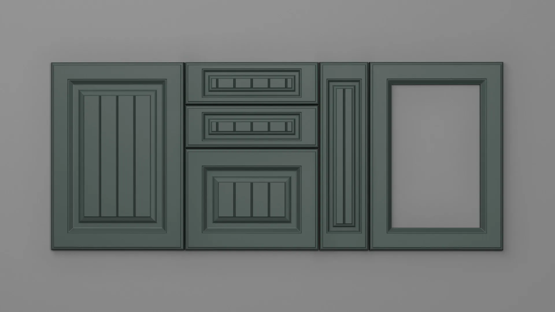 18 mm A77/P VERDE STUF ULTRA MAT - ultra mat - culori uni