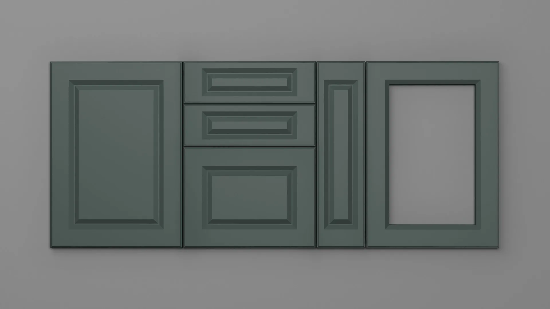 18 mm A129/D VERDE STUF ULTRA MAT - ultra mat - culori uni
