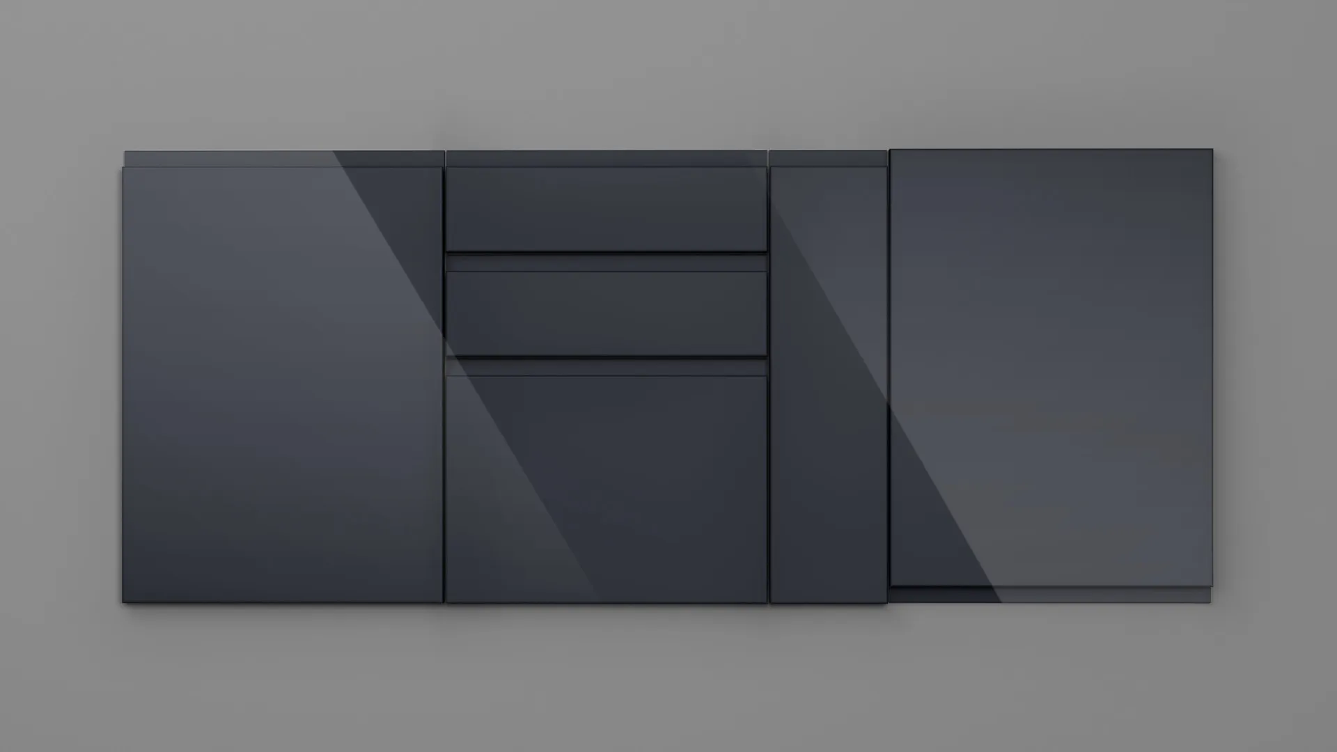 18 mm A38/R3 NETT 8402 NEGRU GRAFIT HIGH GLOSS - high gloss - nett bond