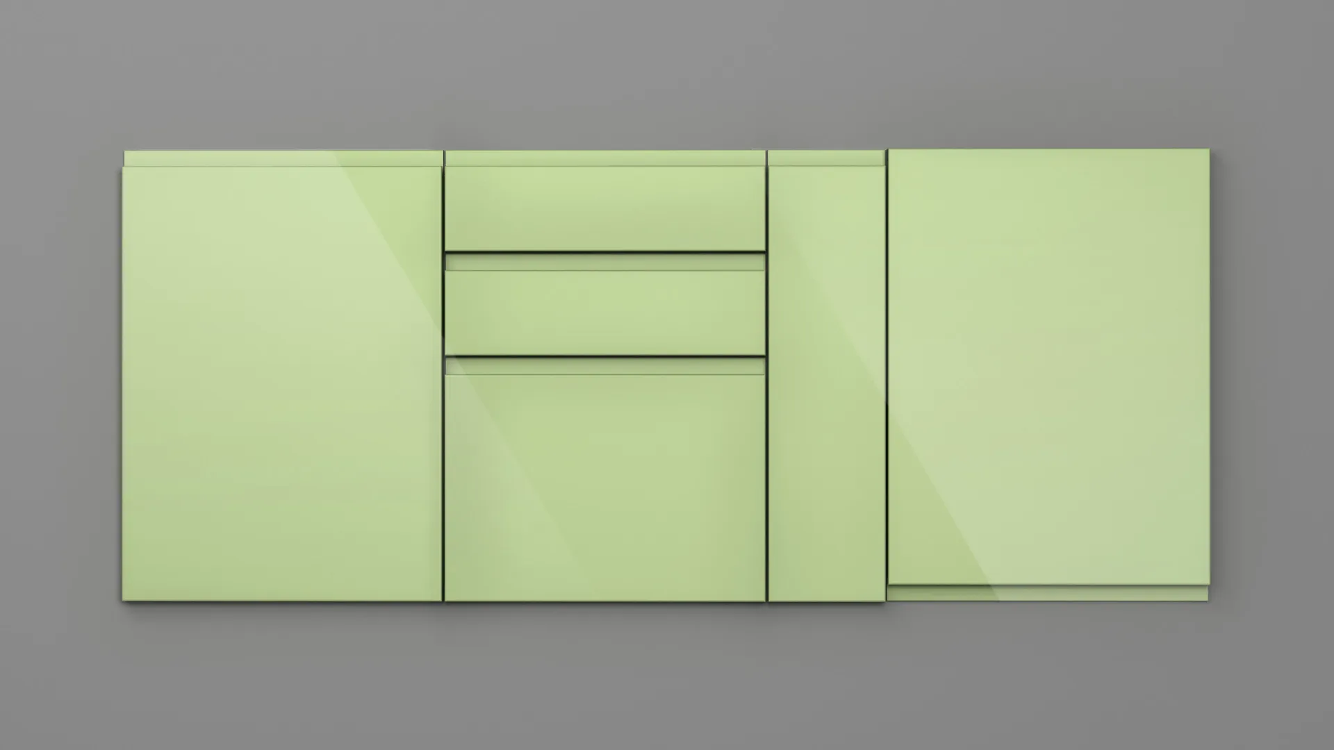 18 mm A38/R3 NETT 4700 VERDE FISTIC HIGH GLOSS - high gloss - nett colors